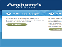 Tablet Screenshot of anthonyaffiliates.com